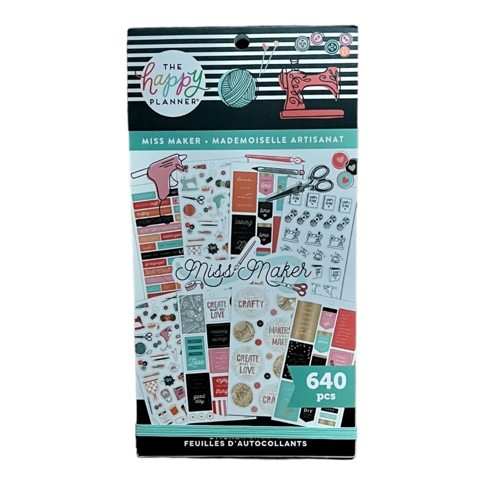New Happy Planner Miss Maker Value Pack Stickers